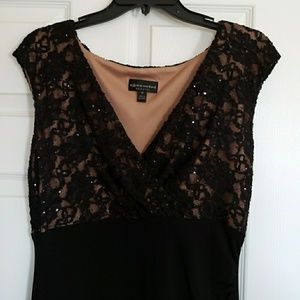 Connected Apparel floor length dress